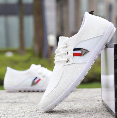 Men'S Soft-Soled Canvas Shoes, Sports And Leisure Peas Shoes